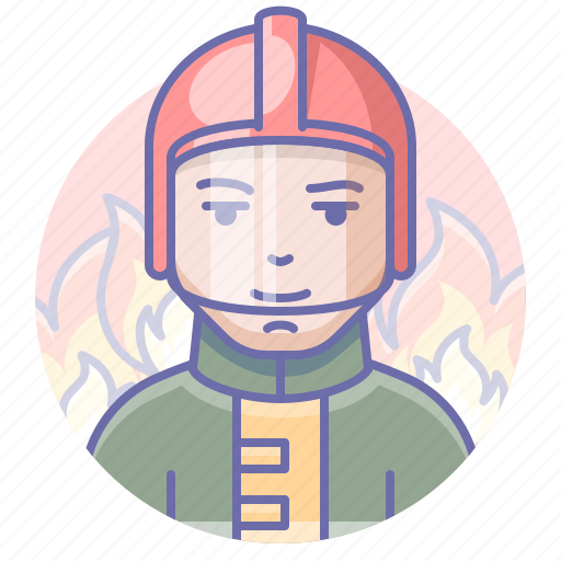 Fire, firefighter, man icon - Download on Iconfinder