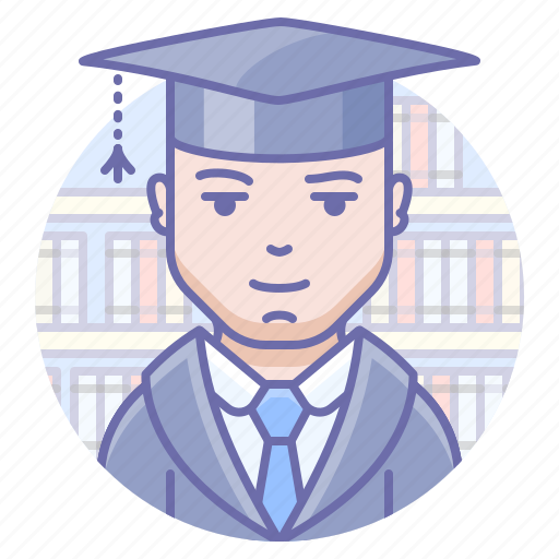 Bachelor, man, student icon - Download on Iconfinder