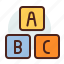 abc, cube, education, learn, letters 