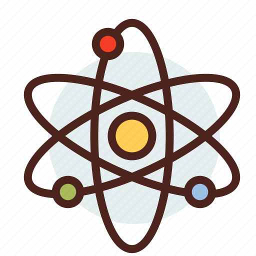 Atom, education, learn, science, space icon - Download on Iconfinder