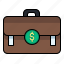 briefcase, suitcase, business, case, office, bag, finance, travel, luggage 