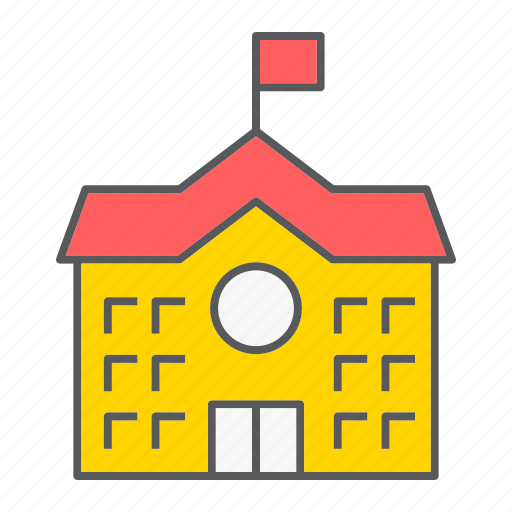 Building, college, education, house, school icon - Download on Iconfinder