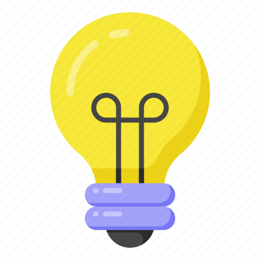 Bulb, light bulb, idea, innovation, luminous icon - Download on Iconfinder