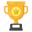 star trophy, trophy, award, gold cup, triumph 