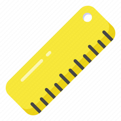 Ruler, scale, inches, measurement scale, stationery icon - Download on Iconfinder