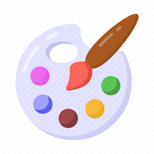 Water color, color palette, painting, drawing, paint palette icon - Download on Iconfinder
