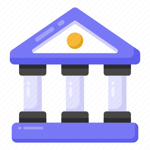 Museum, bank, building, column building, architecture icon - Download on Iconfinder