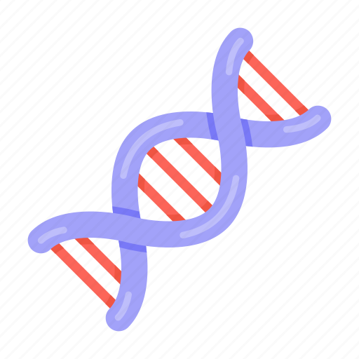 Dna, deoxyribonucleic acid, genetics, dna strand, dna chain icon - Download on Iconfinder