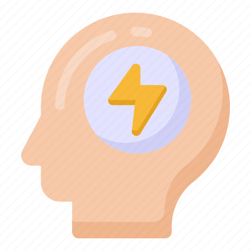 Brain energy, mind energy, mind power, brain power, brain boosting icon - Download on Iconfinder