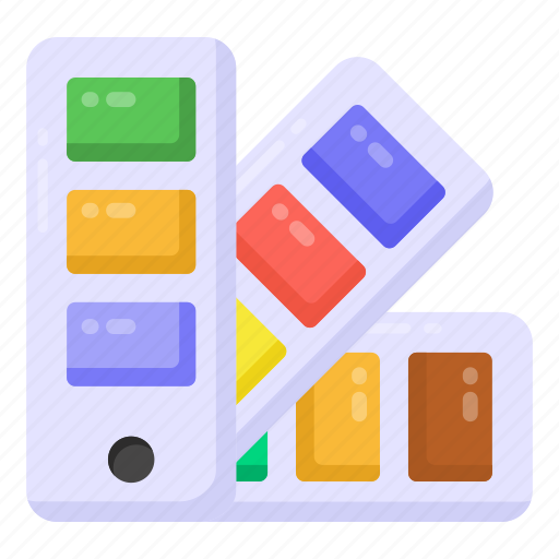 Watercolors, color palette, painting, drawing, paint palette icon - Download on Iconfinder