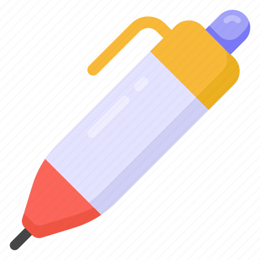 Ballpoint, pen, writing tool, office supplies, ballpen icon - Download on Iconfinder