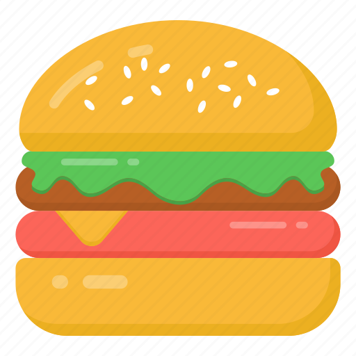 Burger, hamburger, junk food, fast food, food icon - Download on Iconfinder