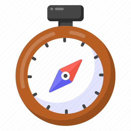 Travel compass, directional clock, compass rose, compass, directional tool icon - Download on Iconfinder
