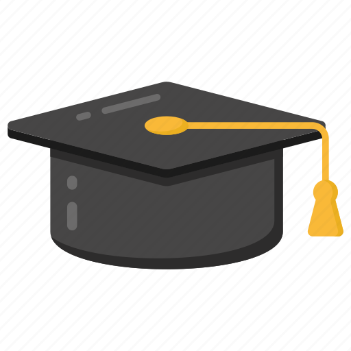 Graduation cap, mortar cap, academic cap, academic hat, mortarboard icon - Download on Iconfinder