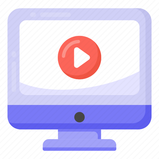 Online video, live video, live streaming, computer video, multimedia icon - Download on Iconfinder