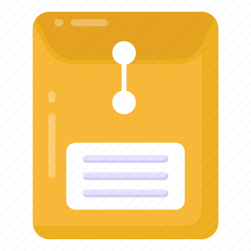 Long envelope, document envelope, correspondence, mail, envelope icon - Download on Iconfinder