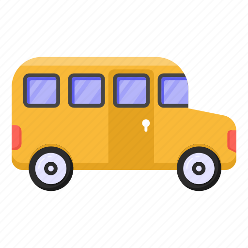 Bus, school van, school bus, automobile, automotive icon - Download on Iconfinder