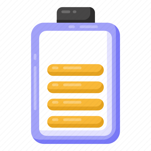 Mobile battery, phone battery, battery status, rechargeable battery, smartphone battery icon - Download on Iconfinder
