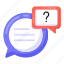 faq, question, help chat, query, chat bubbles 