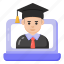 online graduate, online degree, online diploma, elearning, online learning 