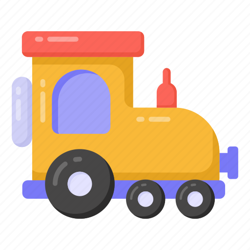 Train engine, locomotive engine, toy, plaything, childhood accessory icon - Download on Iconfinder