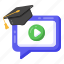online study, video graduation, online graduation, video learning, video study 