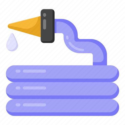 Water pipe, hose, pipe, gardening pipe, water hose icon - Download on Iconfinder