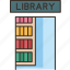 library, books, bookshelf, reading, literature 