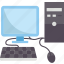 computer, working, online, electronic, device 