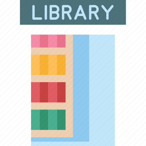 Library, books, bookshelf, reading, literature icon - Download on Iconfinder