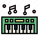 electronics, keyboard, music, piano