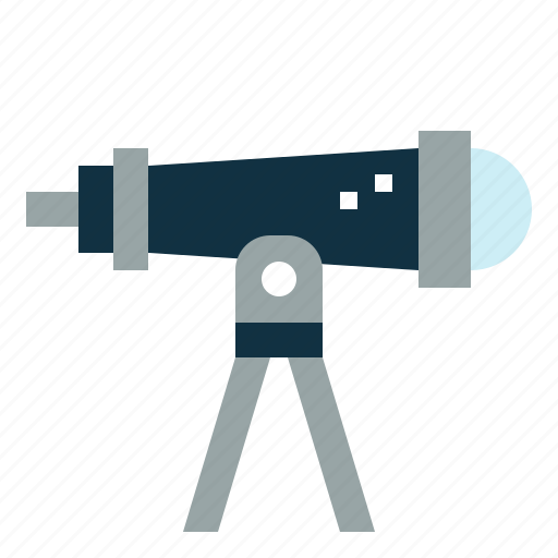 Education, observation, science, telescope icon - Download on Iconfinder