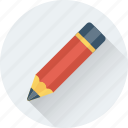 crayon, draw, pencil, stationery, write