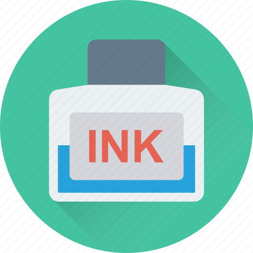Calligraphy, ink, ink jar, inkpot, writing icon - Download on Iconfinder