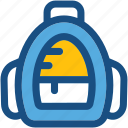 backpack, bag, book bag, school bag, school supplies