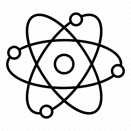 Atom, nucleus, physics, electron, proton icon - Download on Iconfinder