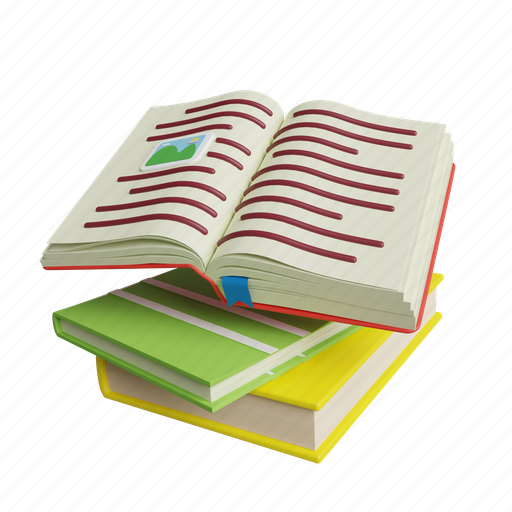 Search, book, education, study, learning, reading, knowledge 3D illustration - Download on Iconfinder