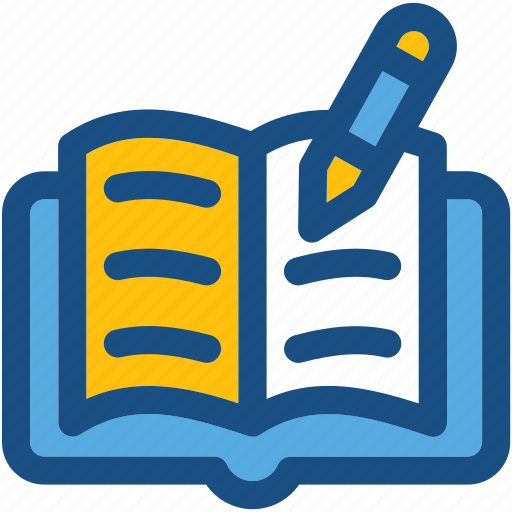 Book, education, notes, pen, study icon - Download on Iconfinder
