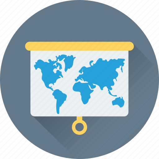 Flipchart Geography Localization Map World Map Icon Download On Iconfinder