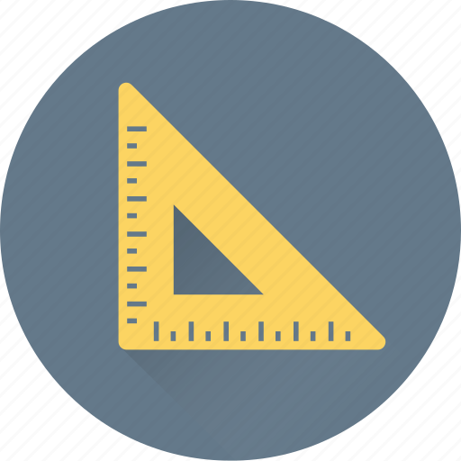 Degree square, drafting tool, geometry, geometry tool, set square icon - Download on Iconfinder