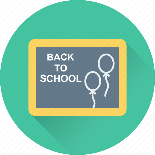 Back to school, blackboard, learning, notes board, study icon - Download on Iconfinder
