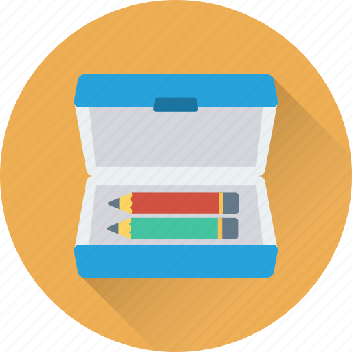 Box, geometry, geometry box, pencil case, pencil holder icon - Download on Iconfinder