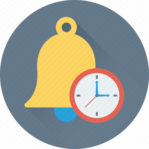 Alert, bell, clock, hand bell, ring icon - Download on Iconfinder