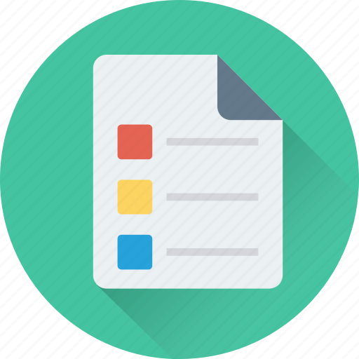 Checklist, documents, file, list, sheet icon - Download on Iconfinder