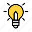 creative, idea, solution, education, bulb 