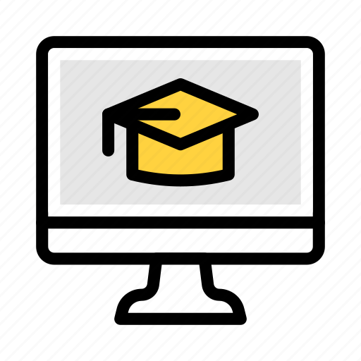 Degree, graduation, online, education, elearning icon - Download on Iconfinder