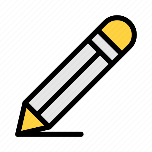 Pencil, pen, write, stationary, education icon - Download on Iconfinder