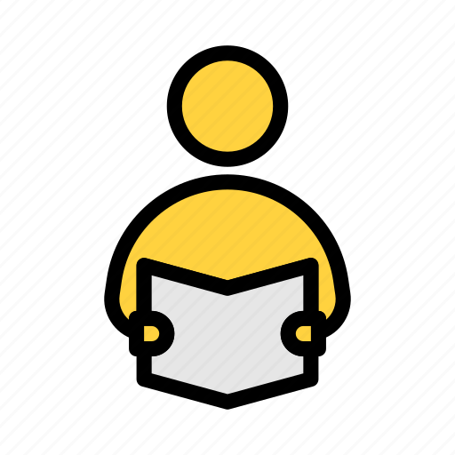 Reading, study, student, education, school icon - Download on Iconfinder