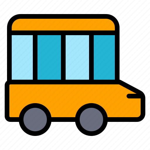 School, bus, car, student, education icon - Download on Iconfinder