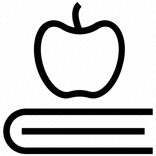 Apple, book, break, education, lunch, lunch break icon - Download on Iconfinder